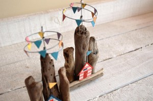 Red Beach Hut On Driftwood 1