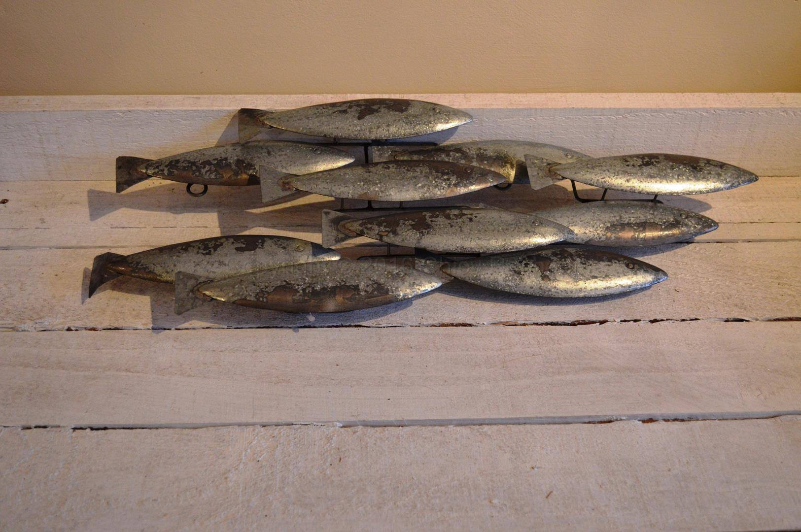 Metal School Of Fish Wall Art - Chicy Rachael