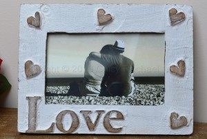 Wooden Love Photo Frame