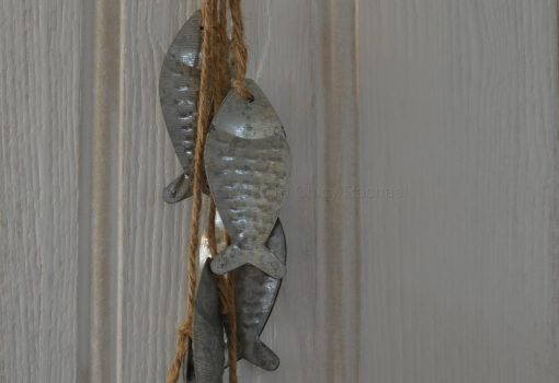 Six Silver Hanging Fish 1
