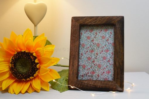 Small Dark Wooden Picture Frame 1