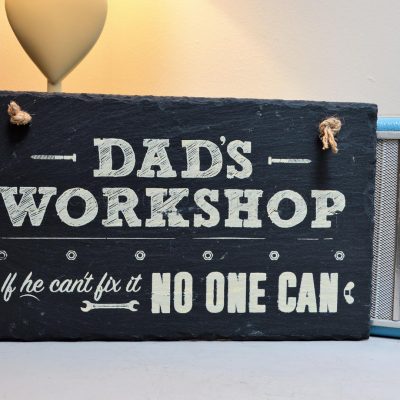 Dad's Workshop Slate Sign 2