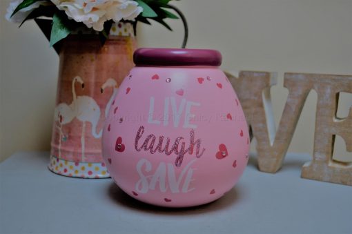 Live Laugh Save Pot Of Dreams Money Pot 2