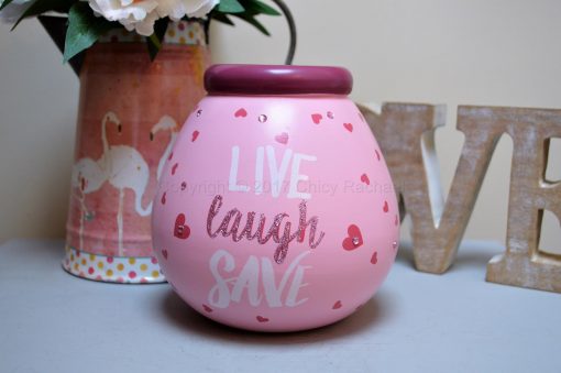 Live Laugh Save Pot Of Dreams Money Pot