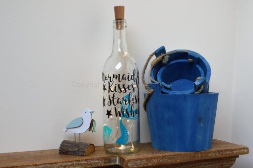 Mermaid Kisses & Starfish Wishes Light Up Bottle