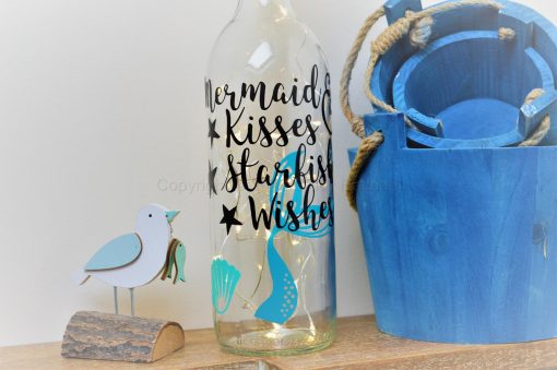 Mermaid Kisses & Starfish Wishes Light Up Bottle