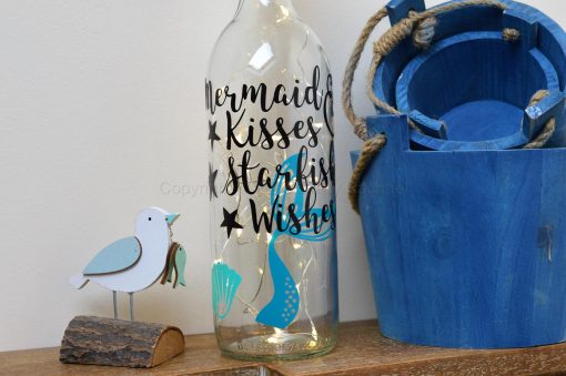 Mermaid Kisses & Starfish Wishes Light Up Bottle