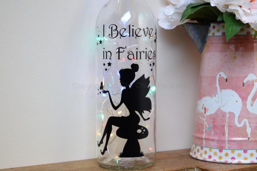 Handmade Fairy Toadstool LED Light Up Bottle