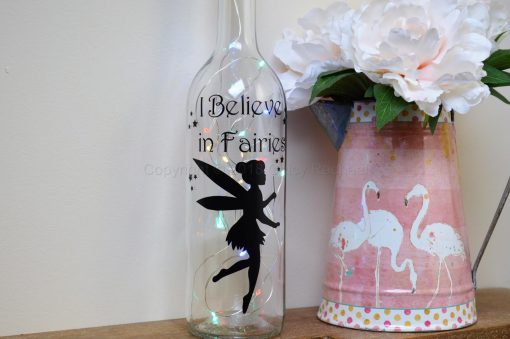 Handmade Flying Fairy LED Light Up Bottle